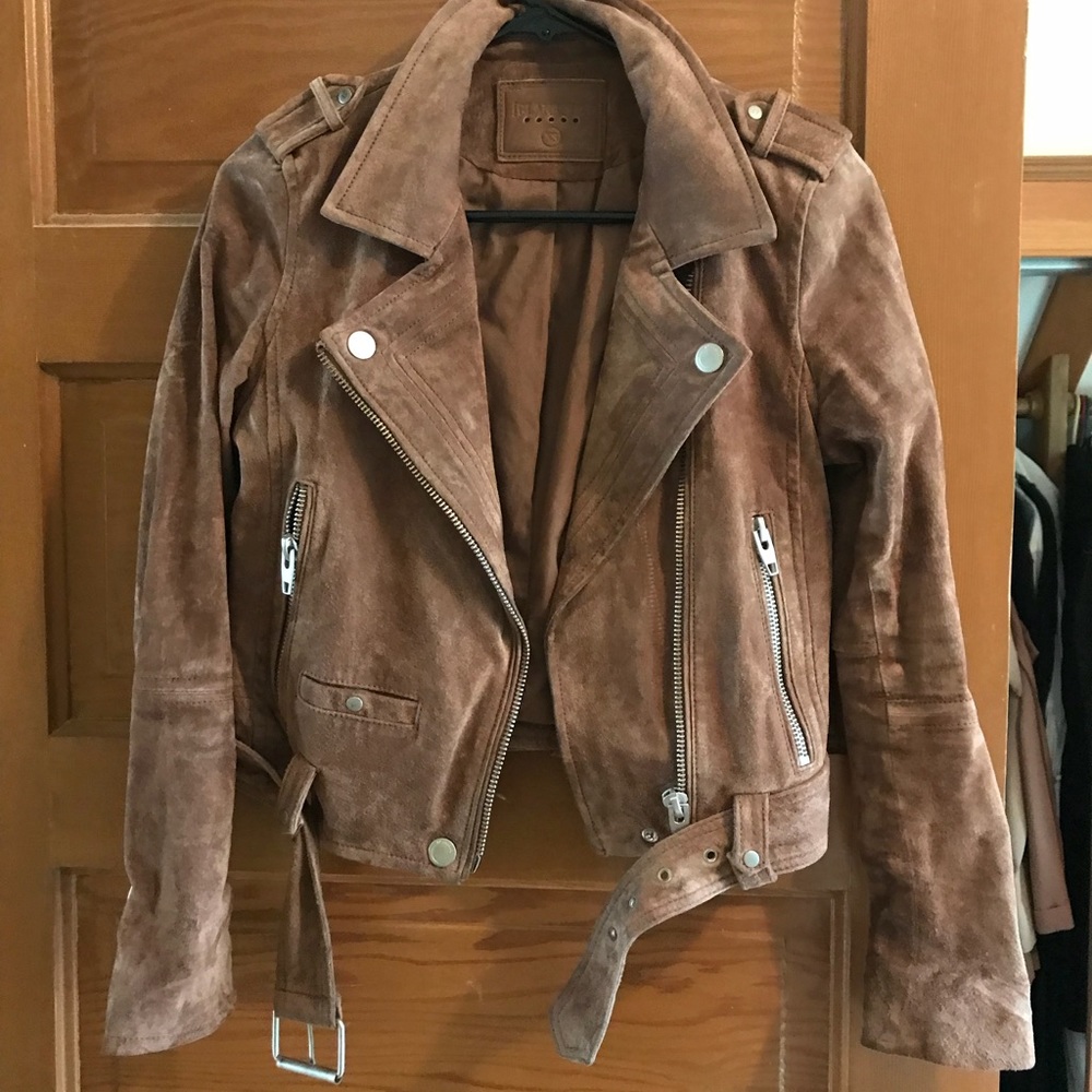 Blank NYC Real Suede Leather Jacket